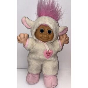 Russ Berrie Troll Kidz Doll I Love Ewe Sheep Lamb Stuffed Animal Plush Toy‎ 13"